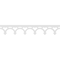 Ekena Millwork Stanley Architectural Grade PVC Running Trim, 8"H x 5/8"P x 48"L RUNP08X0625X48STN - alternate 3
